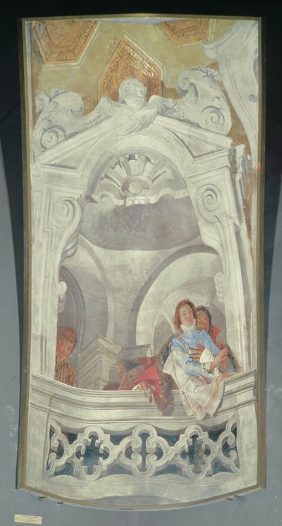 Figuras pregando, c.1743 de Giovanni Battista Tiepolo