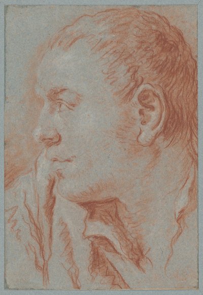 Cabeça de um jovem no perfil de Giovanni Battista Tiepolo