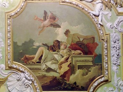 Humildade, Indulgência e Verdade, da &39;Sala Capitolare&39; (Salão da Rendição) c.1749 de Giovanni Battista Tiepolo