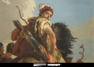 Caçador a Cavalo, 1718-30 de Giovanni Battista Tiepolo