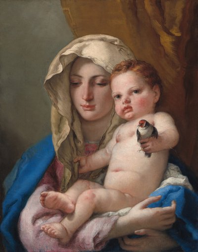 Madonna do Pintassilgo, c. 17671770. de Giovanni Battista Tiepolo