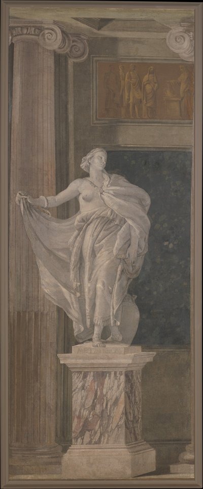 Metafísica, 1760 (afresco transferido para a tela) de Giovanni Battista Tiepolo