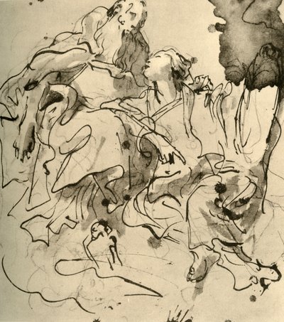 Velho e Jovem, 1761, 1928 de Giovanni Battista Tiepolo