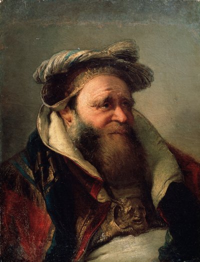 Retrato de um homem idoso, 1750-1770. de Giovanni Battista Tiepolo