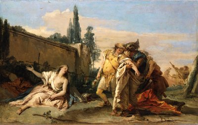 A despedida de Rinaldo de Armida de Giovanni Battista Tiepolo