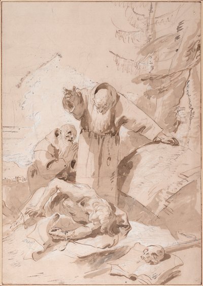 São Fidelis de Sigmarigen e São José de Leonessa de Giovanni Battista Tiepolo