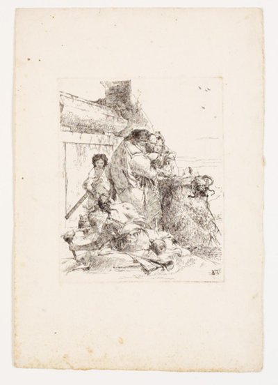 O sacrifício da serpente de Giovanni Battista Tiepolo