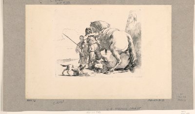 Soldado com Cavalo e Noivo, do Vari Capricci de Giovanni Battista Tiepolo
