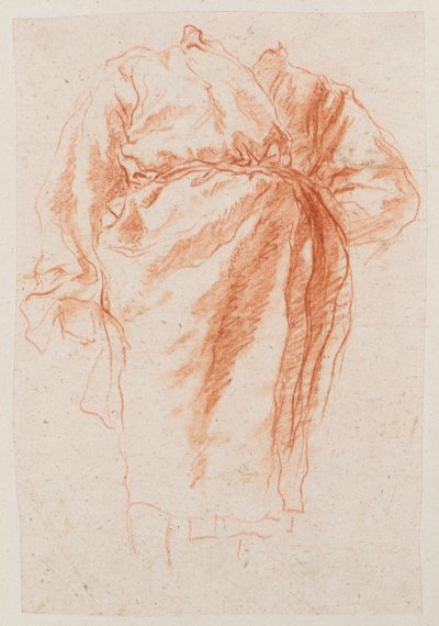 Estudo de uma figura drapeada de Giovanni Battista Tiepolo