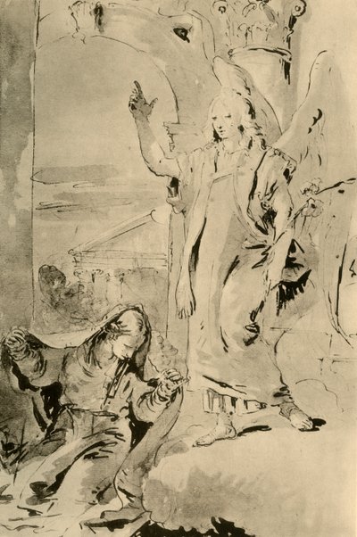 A Anunciação, meados do século XVIII, 1928 de Giovanni Battista Tiepolo