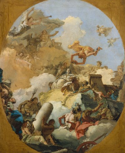 A apoteose da monarquia espanhola, c.1765 de Giovanni Battista Tiepolo