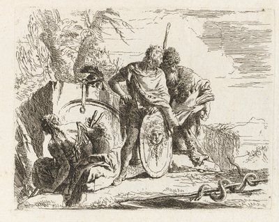 O Astrólogo e o Jovem Soldado, de Vari capricci (Vários Capriccios) de Giovanni Battista Tiepolo