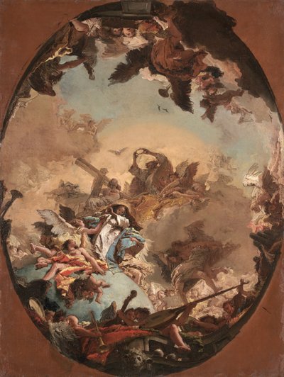 A Coroação da Virgem de Giovanni Battista Tiepolo