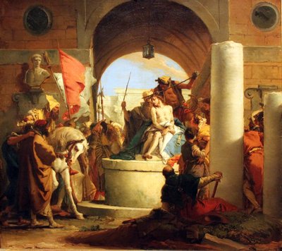 A Coroação com Thorns Deutsch: Dornenkrönung Christi Inglês: Coroação com Thorns de Giovanni Battista Tiepolo