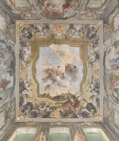A Queda dos Demônios, Histórias de Cipião, detalhe, 1731 (detalhe de 3498337) de Giovanni Battista Tiepolo