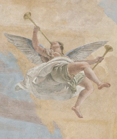 A Queda dos Demônios, Histórias de Cipião, detalhe, 1731 de Giovanni Battista Tiepolo