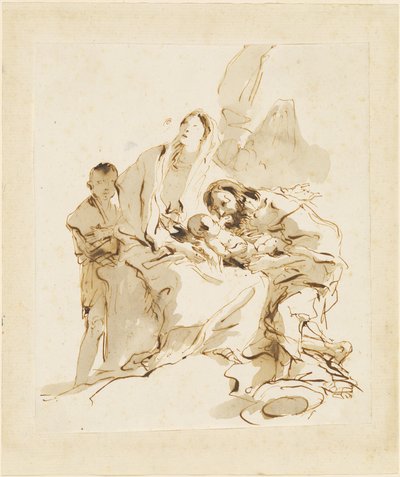 A Sagrada Família de Giovanni Battista Tiepolo