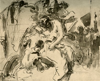 O sacrifício de Ifigênia, c1757, 1928 de Giovanni Battista Tiepolo