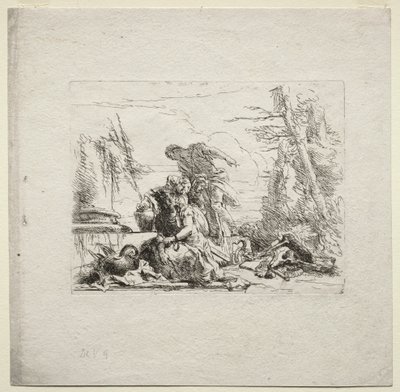 Vários caprichos: a mulher algemada de Giovanni Battista Tiepolo