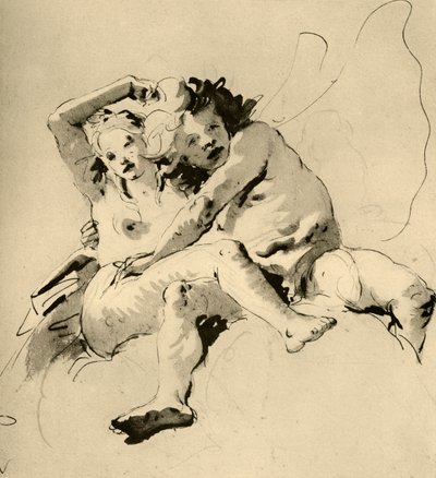 Zephyr e Flora, 1757, 1928 de Giovanni Battista Tiepolo