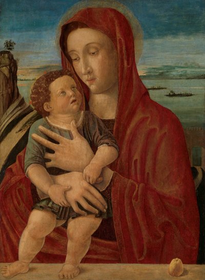A Madonna e a Criança de Giovanni Bellini (circle of)