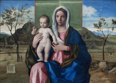 Bênção da Madona e do Menino de Giovanni Bellini