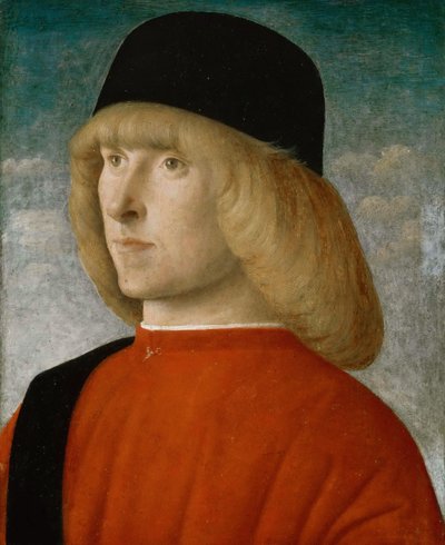 Retrato de um jovem senador, c. 1490-1499. de Giovanni Bellini
