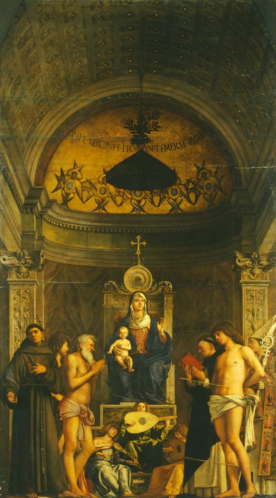 O Altar Peça de San Giobbe de Giovanni Bellini