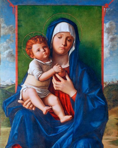 A Virgem e o Menino, c1480-1490 de Giovanni Bellini