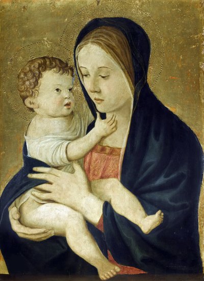 The Virgin and Child, ca 1470-1475. de Giovanni Bellini