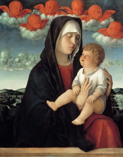 A Virgem e a criança , c. 1500. de Giovanni Bellini