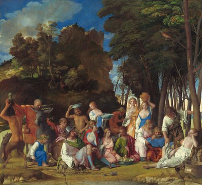 A festa dos deuses de Giovanni Bellini and Titian