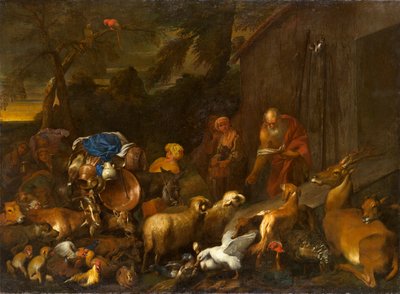 paisagem de Giovanni Benedetto Castiglione