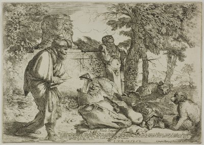 Diógenes Procurando um Homem Honesto de Giovanni Benedetto Castiglione