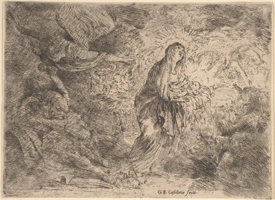 José Despertado pelo Anjo de Giovanni Benedetto Castiglione