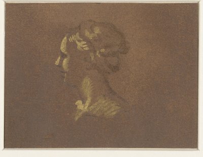 cabeça de menina de Giovanni Benedetto Castiglione