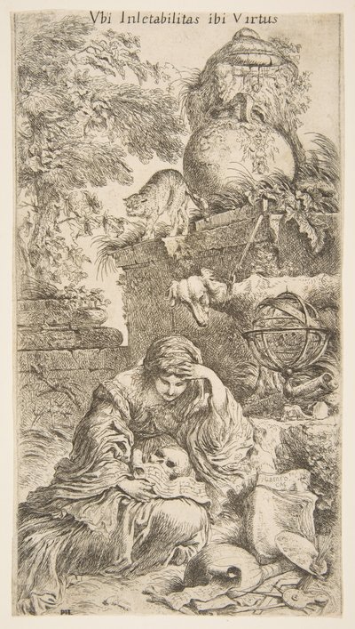 Melencholia, ca. 1645-1646. de Giovanni Benedetto Castiglione