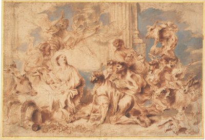 A Adoração dos Pastores de Giovanni Benedetto Castiglione
