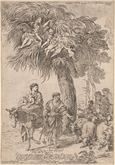 A fuga para o Egito de Giovanni Benedetto Castiglione