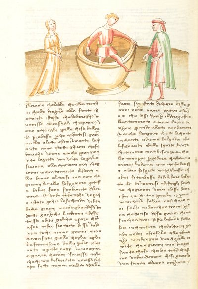 Decameron, A la fortune du pot ; Mari de Peronella sortant de la jarre , Septième journée, nouvelle 2. de Giovanni Boccaccio