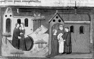 Decameron, Alibech está com um eremita; Alibech casa-se com Neerbale. Terceiro dia, notícia 10 de Giovanni Boccaccio