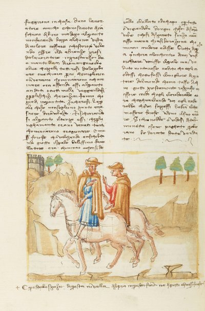 Decameron, A frigideira zomba do caldeirão - Forese da Rabatta e Giotto a cavalo, Sexto dia, conto 5. de Giovanni Boccaccio