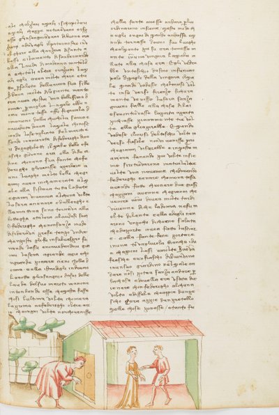 Decameron, O Fantasma - Tessa dalla Cuculia abusando de seu marido , Sétimo Dia, conto 1. de Giovanni Boccaccio