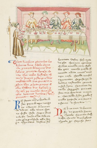 Decameron, O marido encontrado - Gilette de Narbonne em frente do marido , Terceiro dia, conto 9. de Giovanni Boccaccio