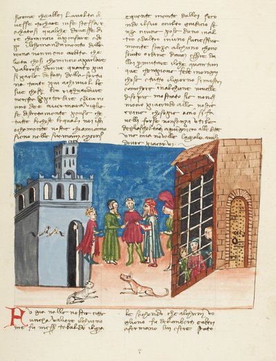 Decameron, A roupa não faz o homem. Lamberto e os seus irmãos na prisão Segundo dia, conto 3. de Giovanni Boccaccio