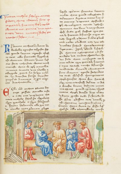 Decameron, Quando Deus ensinava a desenhar - Michele Scalza e os jovens , Sexto dia, conto 6. de Giovanni Boccaccio