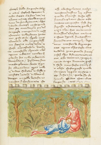 Decameron, Quarto dia, conto 6; premonição: Morte de Gabriotto. de Giovanni Boccaccio