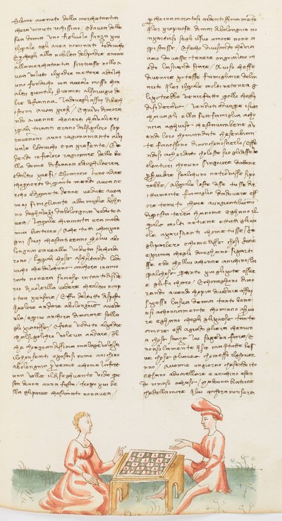 Decameron, Uma salva de madeira verde: Anichino e Beatrice Galluzzi , Sétimo dia, conto 7. de Giovanni Boccaccio