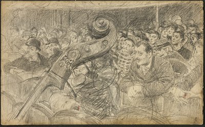 Audiência em um teatro parisiense II de Giovanni Boldini