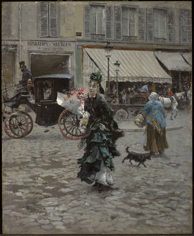 Atravessando a rua de Giovanni Boldini